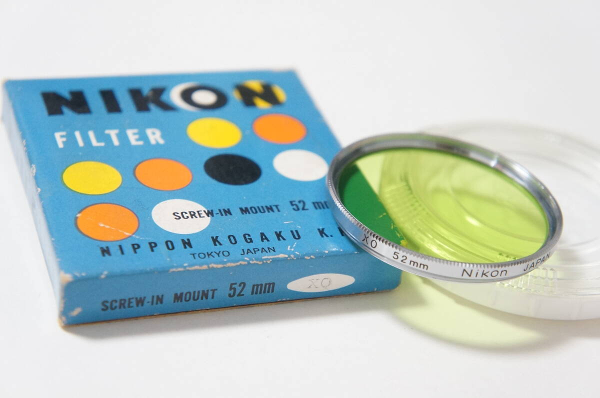 ★美品★[52mm] Nikon X0 銀枠フィルター 箱付