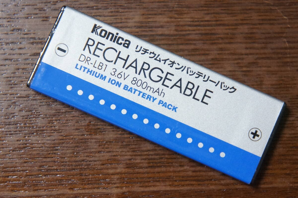 Konica DR-LB1 デジタルカメラ用純正バッテリーパック 動作未確認 [F3434]
