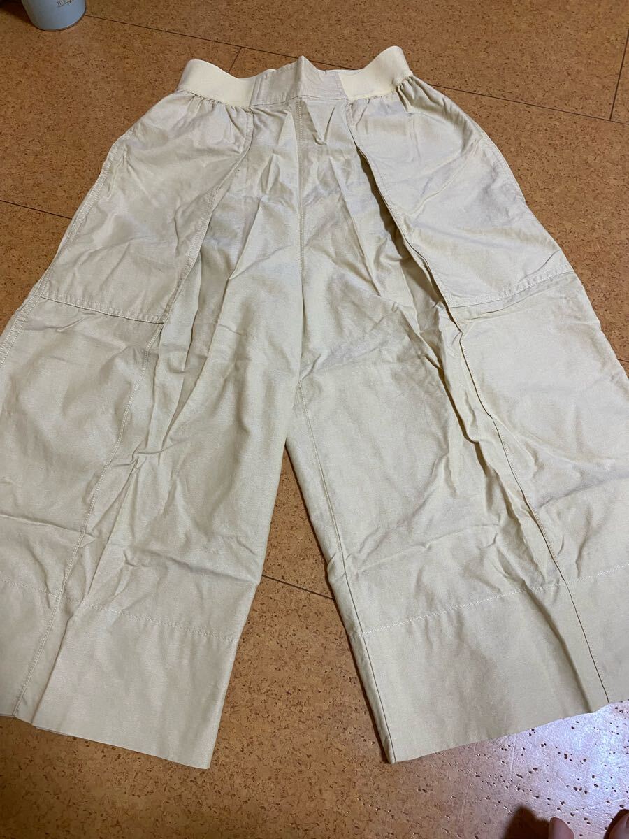 レディース　ユニクロ　ワイドパンツ パンツ リネン