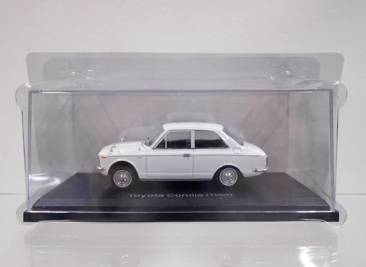 アシェット 国産名車コレクション 1/43 Toyota Corolla トヨタ カローラ (1966) 白 未開封品 【チ619】