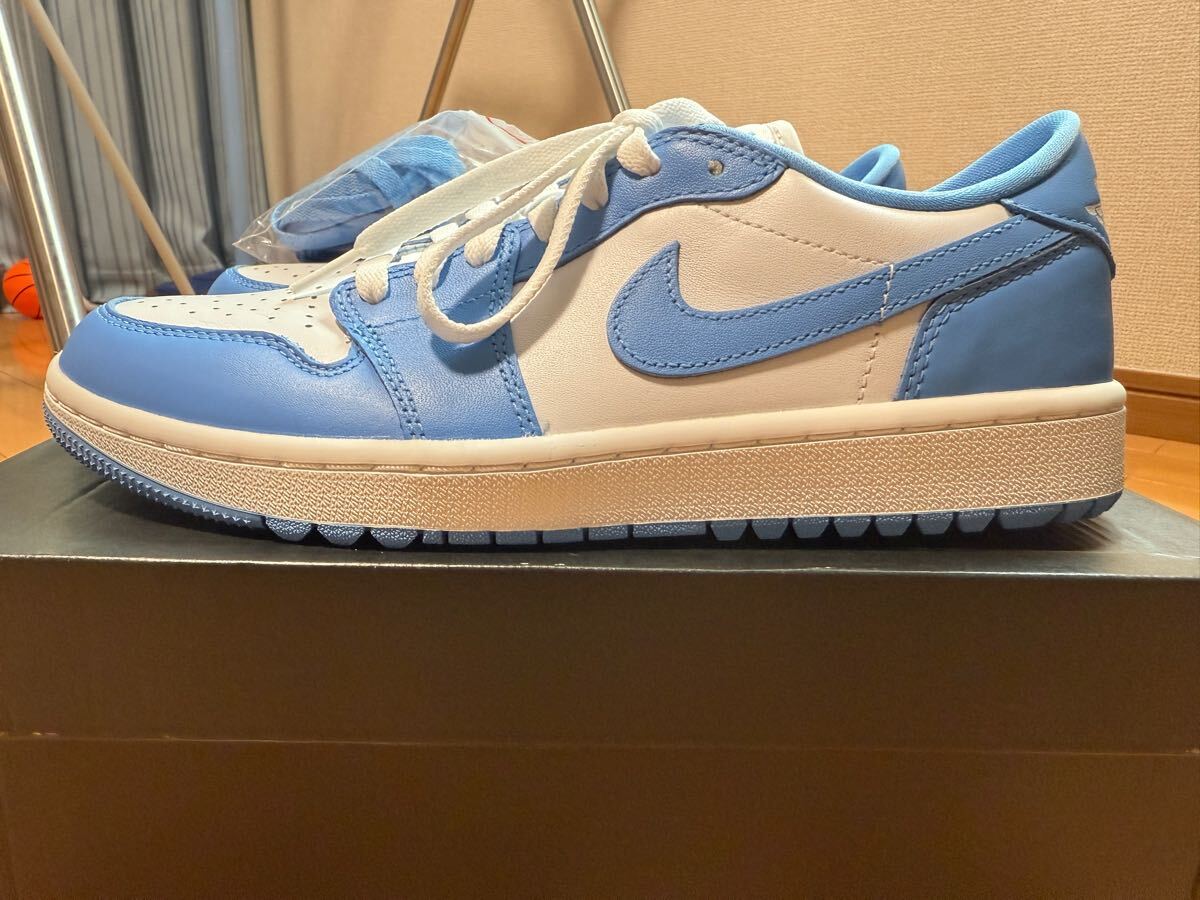 送料無料　新品未使用　Nike Air Jordan 1 Low Golf UNCナイキエアジョーダン1ローゴルフ　26cm 海外正規品　ゴルフシューズ　スニーカー