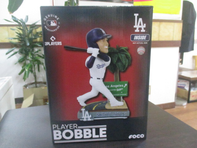 foco MLB PLAYERS BOBBOLE LA Dodgers 大谷翔平 1026個限定 ボブルヘッド ドジャース移籍後初 17 シリアル入り 元箱付き