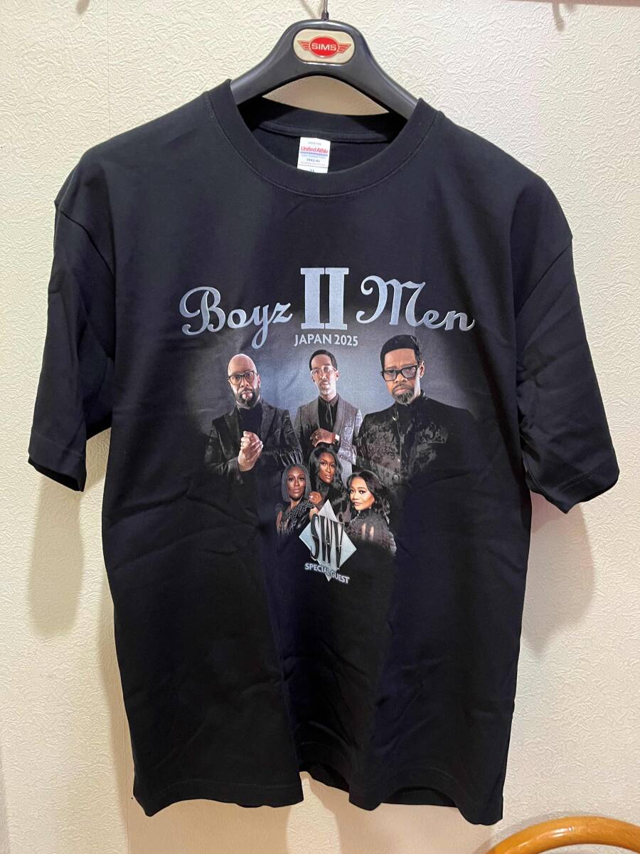 Boyz II Men JAPAN TOUR 2025 SWV コラボ Tシャツ XLサイズ 日本３公演限定 チケット購入者のみ限定販売 ボーイズ2メン ユナイテッド 新品