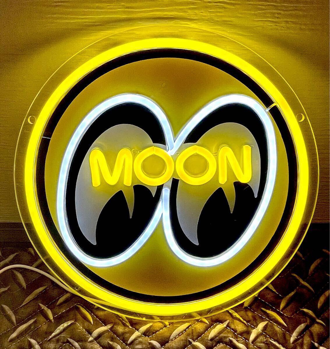 MOONEYES LEDネオン ネオン看板 2色 USB電源 調光調整付 ムーンアイズ アメリカン雑貨 ガレージ雑貨 カスタムカー ホッドロッド 横浜本牧 