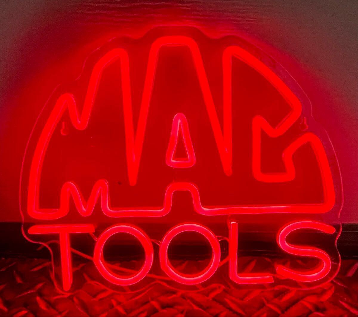 MAC TOOLS LEDネオン看板 ネオンプレート USB電源 調光付 吊り下げ式 マックツール ガレージ雑貨 アメリカン雑貨 アメ車 工具 ハンドツール