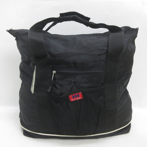 H■ヘリーハンセン/HELLY HANSEN ボストンバッグ アウトドア 旅行 黒 BAG 兼用■50【中古】