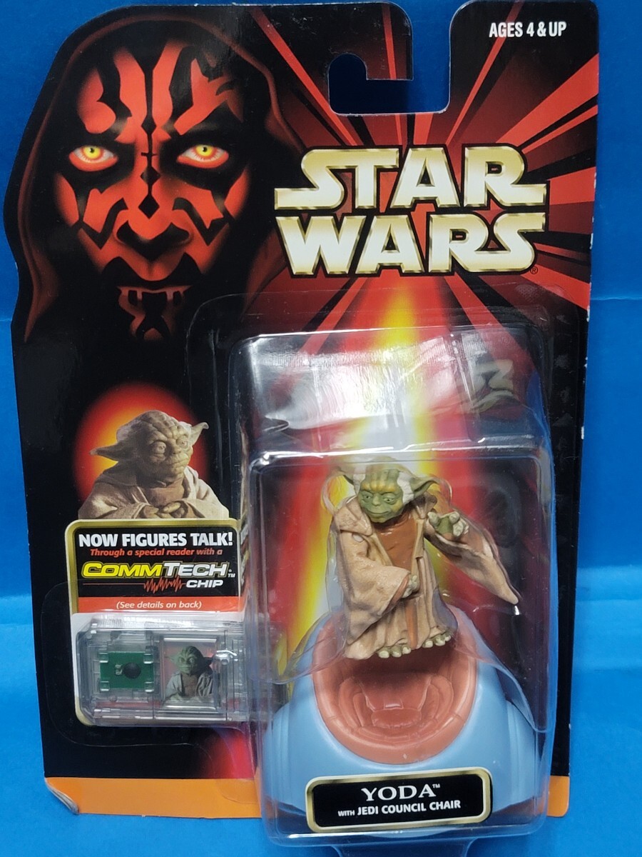 ヨーダ るスターウオーズエピソード1 コムテックフィギュア ブリスター未開封品