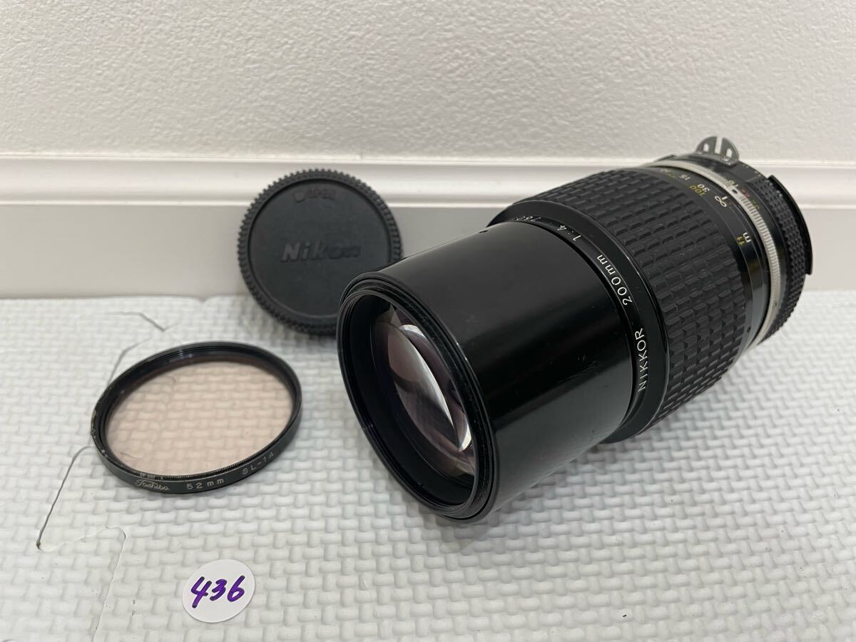 【美品】NIKKOR 200mm 1:4　Ai改