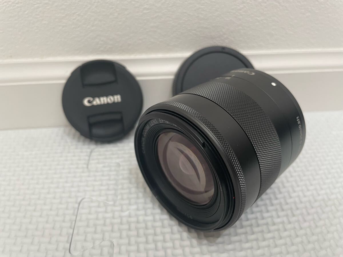 【美品・動作良好・光学良好】Canon ZOOM LENS EF-M 18-55mm 1:3.5-5.6 IS STM