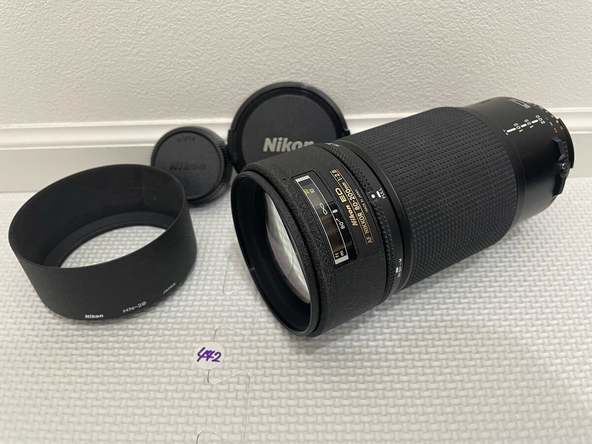 【美品・動作良好】Nikon　ED　AF　NIKKOR　80‐200mm　2.8