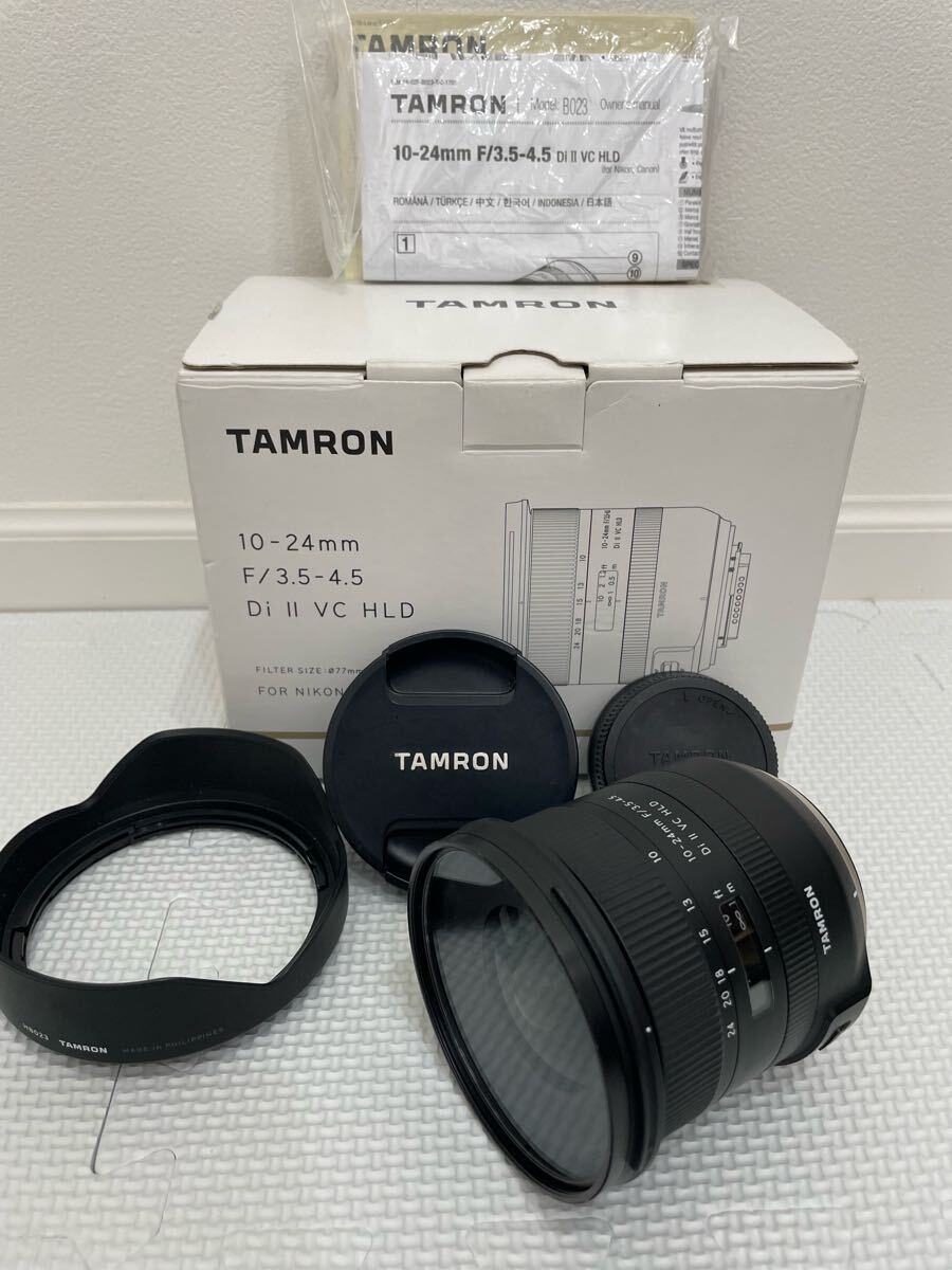 【極上美品・動作良好・光学良好】TAMRON 10-24mm F3.5-4.5 Di ⅡVC HLD　元箱付