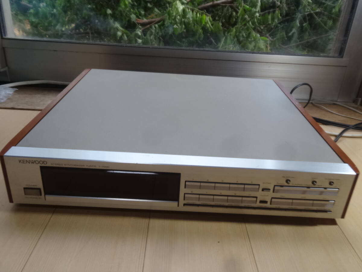 ジャンク扱い KENWOOD ケンウッド T-7000 チューナー FM/AM受信しないようです