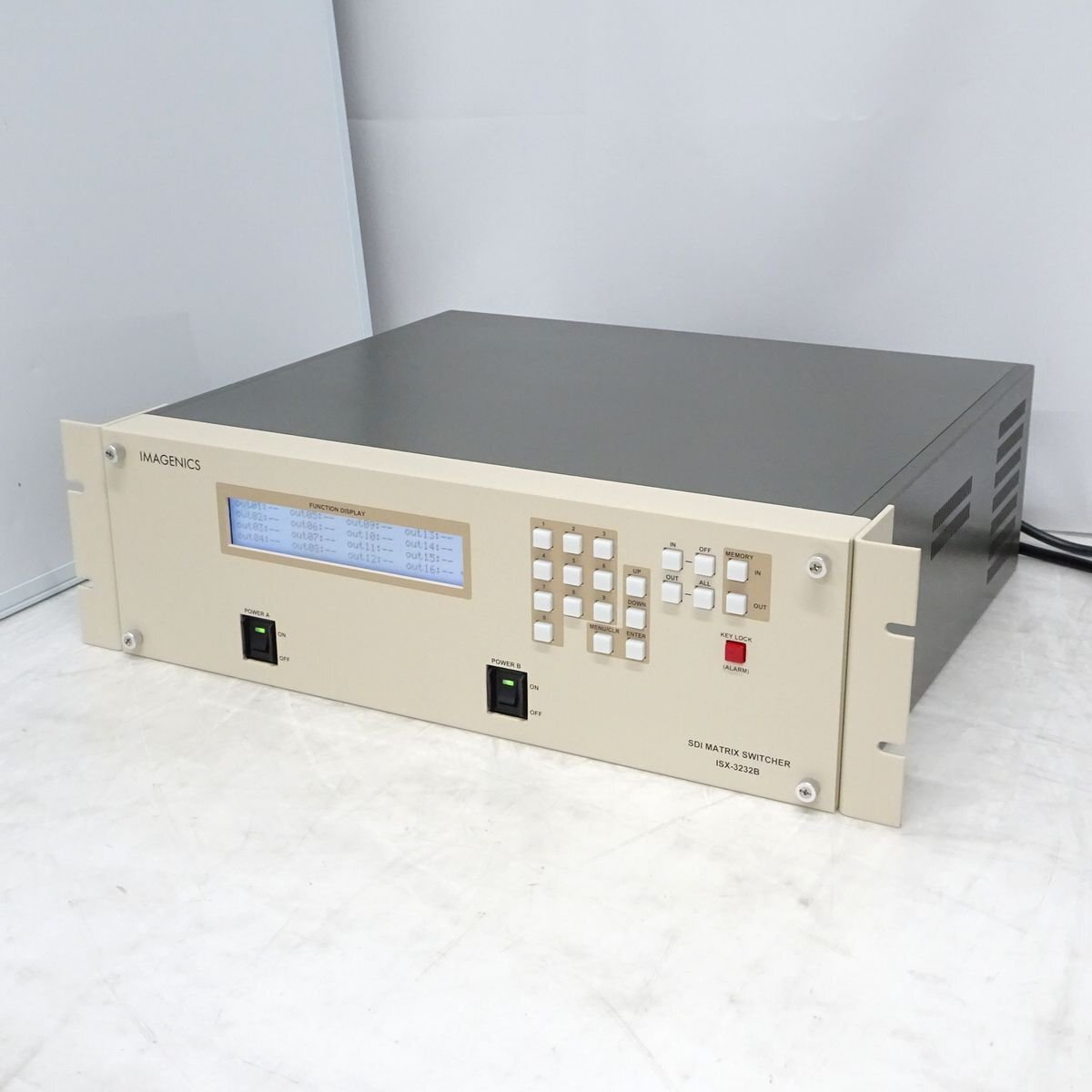 IMAGENICS ISX-3232B 32入力32出力 HDシリアル デジタルマトリックス スイッチャー 3G-SDI HD-SDI 対応 【中古/動作品】#427238