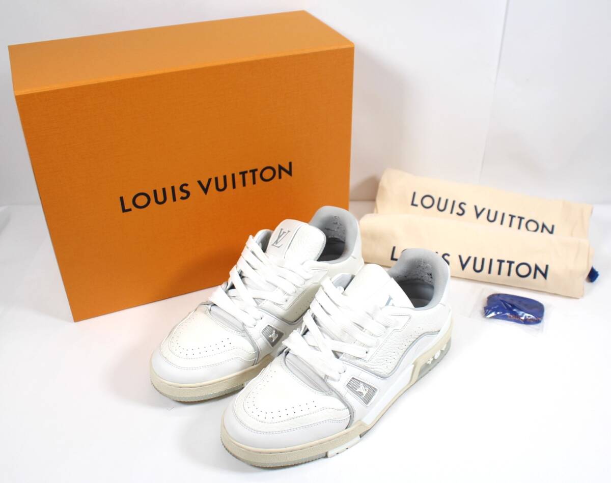 Y6787＃◆中古品◆LOUIS VUITTON ルイ・ヴィトン LV トレイナーライン スニーカー 1A8WB5 サイズ 7(日本サイズ約26cm)