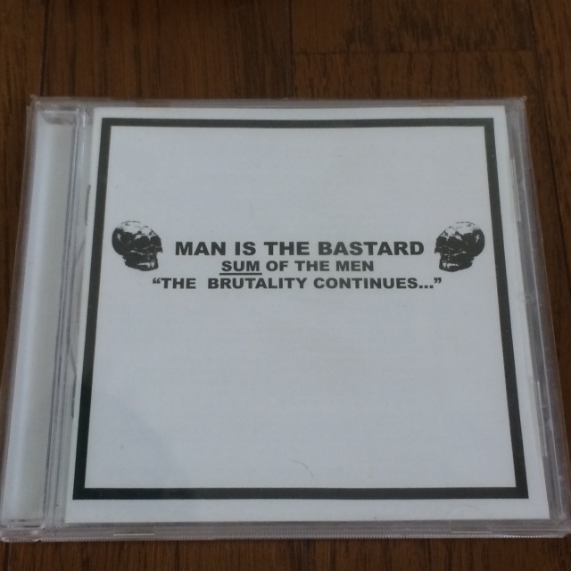 [ Man is the Bastard / Sum of Men - The Brutality Continues ] CD 送料無料 Bastard Noise, No Comment, Neanderthal