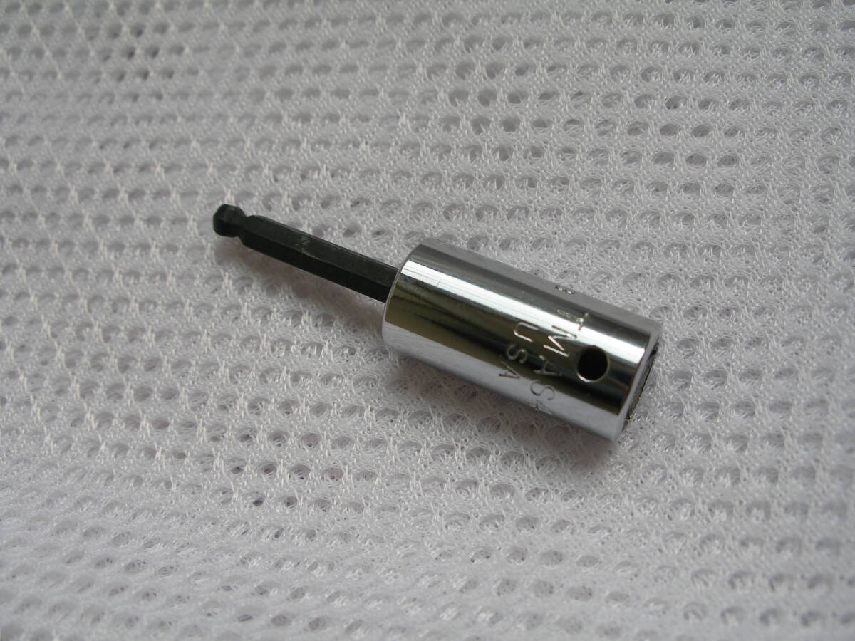旧ロゴ！◎ Snap-on スナップオン : 1/4 ソケット・TMAS4・1/8 ボールHEX ◎ 当時！未使用品！