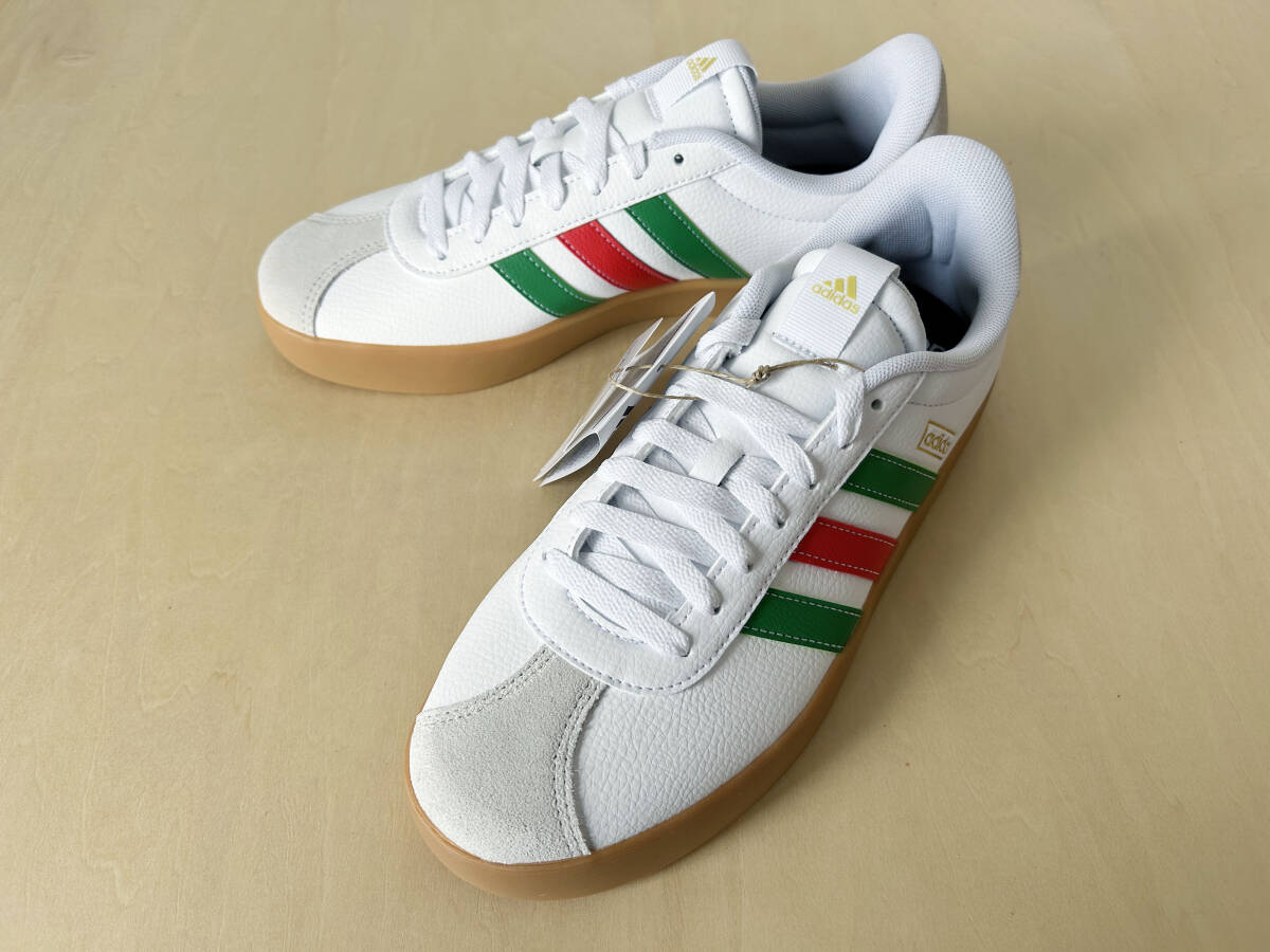 【特価】27.5cm アディダス VLコート adidas VL COURT 3.0M WHITE/GREEN/GUM US9.5/27.5cm IF4466