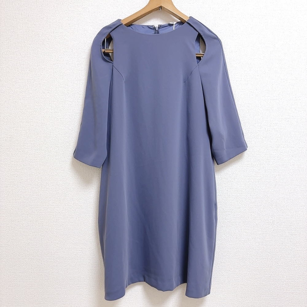 アイアムアイインファクト I am I in fact 新品タグ付き ワンピース 五分袖 ブルー系 4サイズ 944223