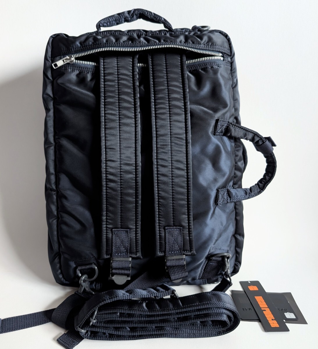 ★美品★ 3WAY HEAD PORTER TANKER ヘッドポーター リュック タンカー バッグ ネイビー