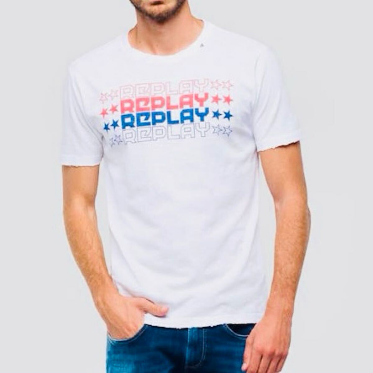 【Replay】リプレイ Tシャツ M3740 .000.22336