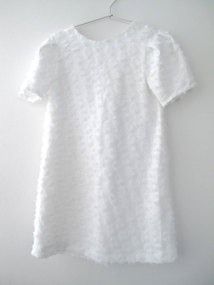**ZARA ザラ 女の子　半袖ワンピース 白 152cm 11-12T 150