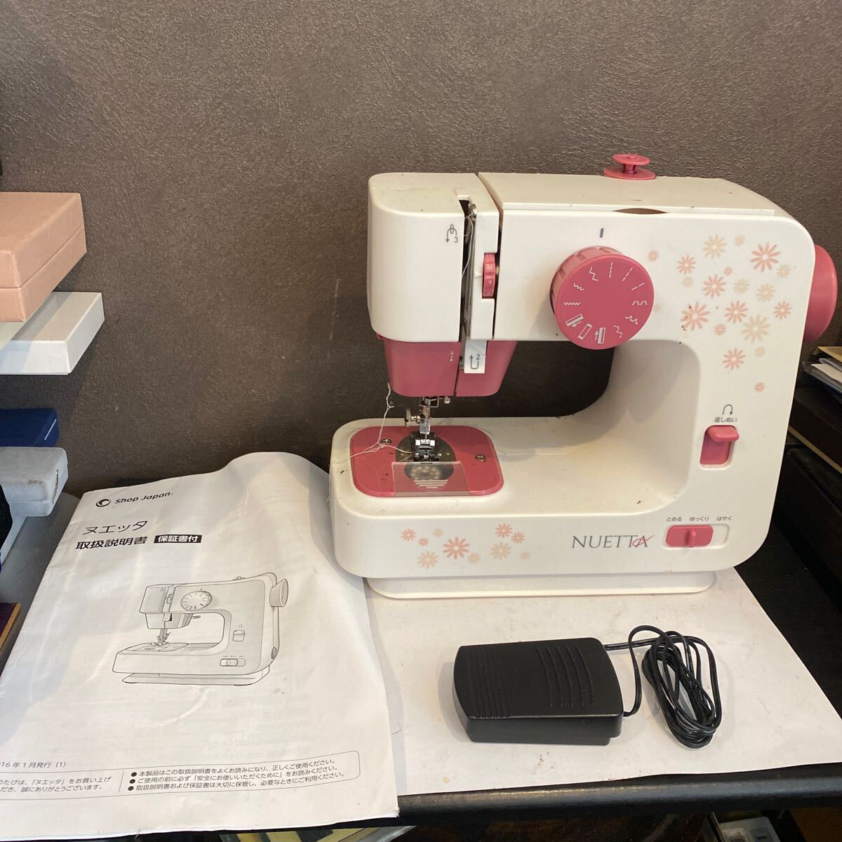 NUETTA ヌエッタ ミシン 電動ミシン　ジャンク品