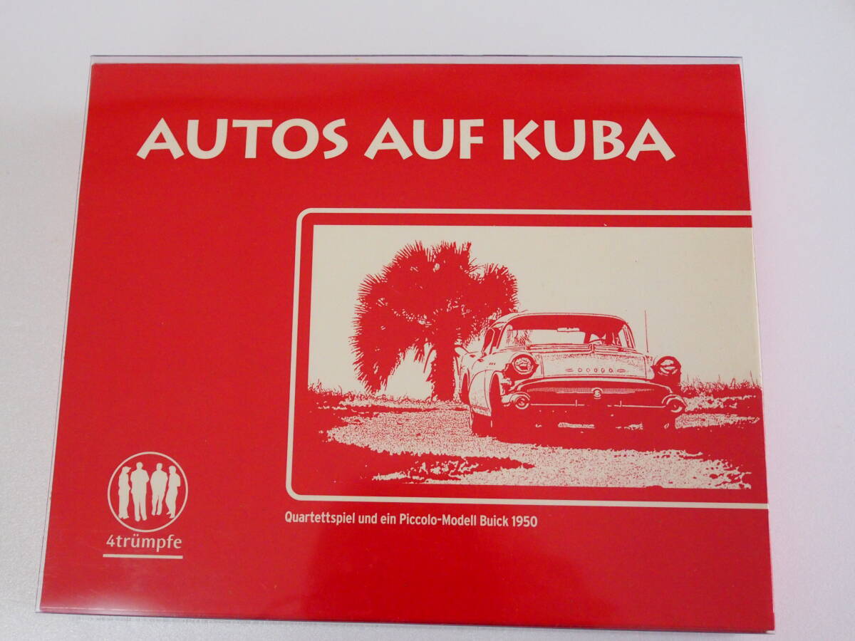 Schuco Piccolo 1/90 AUTOS AUF KUBA（キューバの自動車）1950 Buick　キューバ現役のアメリカ車カード33種付　超入手困難品