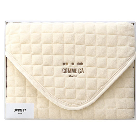 ☆COMME CA Home シンカーパイル パッドシーツ ブラウン コムサホーム 昭和西川