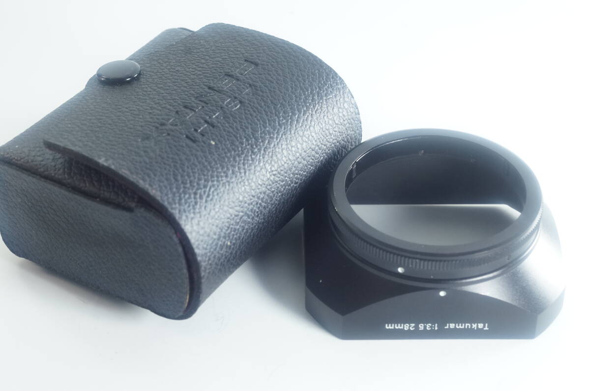 PH5群『キレイ』Super Takumar 28mm F3.5 SMC Takumar 28mm F3.5 ペンタックス 金属製角型レンズフード