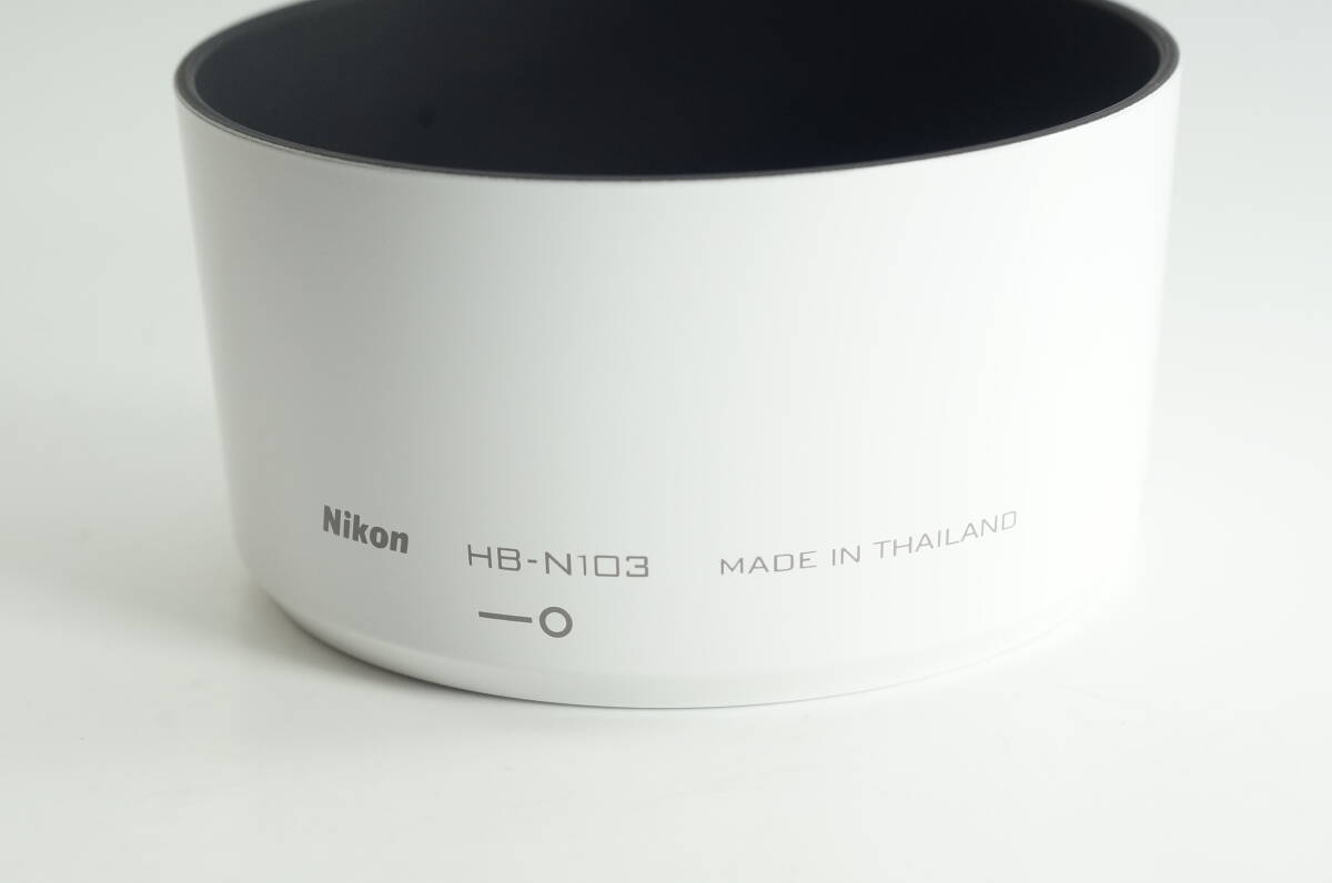 PH6群『とてもキレイ』HB-N103　 白　NIKON 1 NIKKOR VR 30-110mm F3.8-5.6用 ニコン バヨネットフード