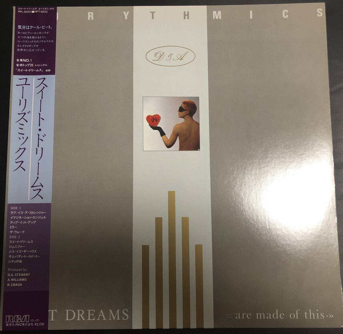 LP【New Wave】Eurythmics Sweet Dreams (Are Made Of This)【RCA RPL-8200・83年国内盤ORIG・OBI・ユーリズミックス】