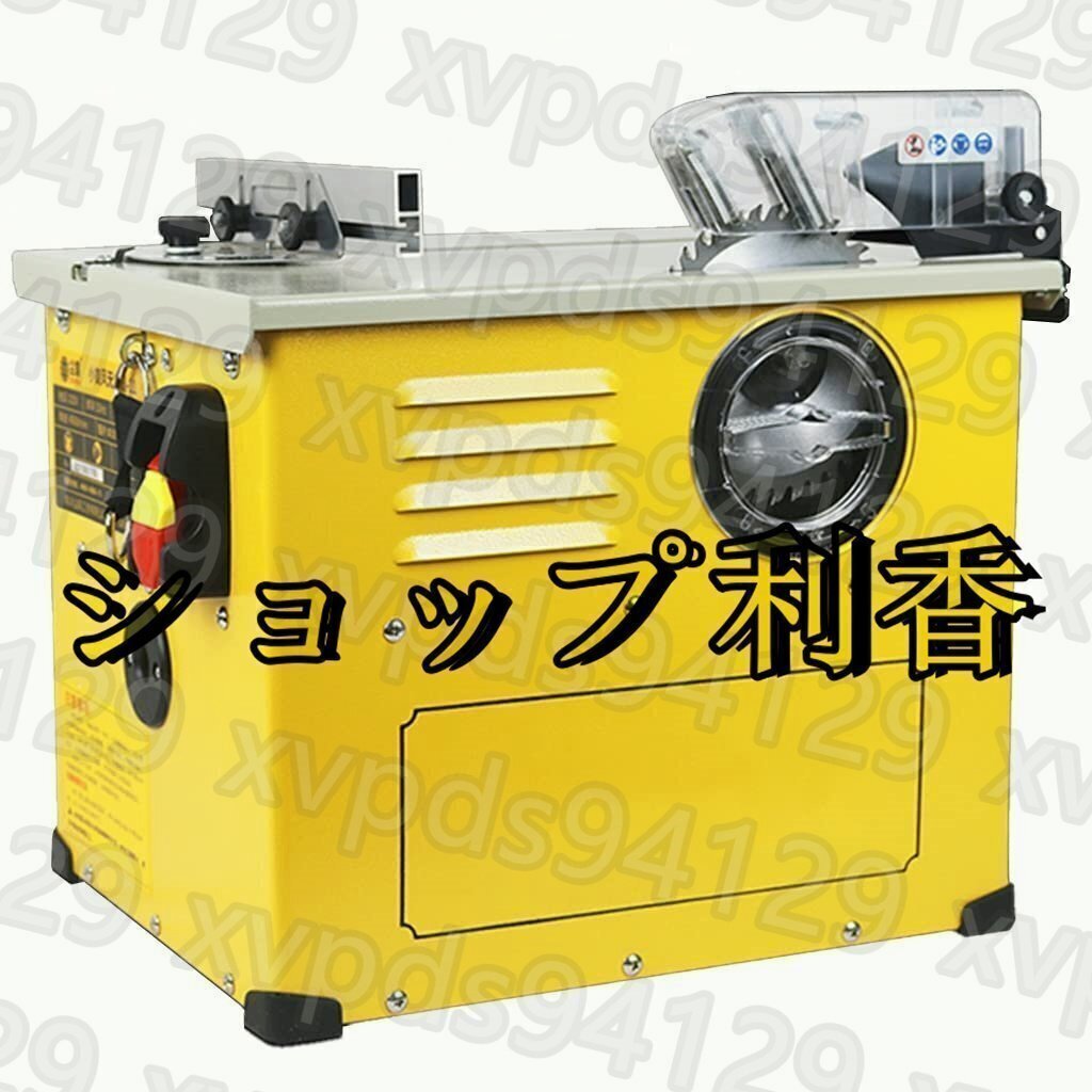 ポータブルテーブルソー、木工用、電動切削工具、DIYカッティングミニチュアテーブルソー、4900RPM研磨彫刻機 36.5x30x29cm