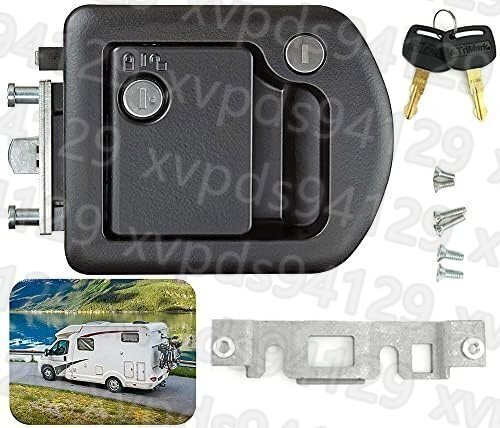 RVのドアロックRVトラベルトレーラーキャンパーキャラバンバスヨットフェリートラックデッドボルト付き亜鉛合金RVエントリードアロック