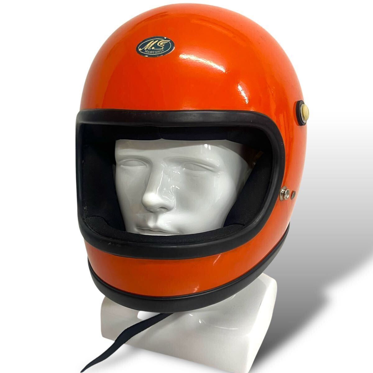 当時物/77’s/マルシン工業/フルフェイス/ヘルメット/M-280/MS/MARISHIN/旧車/族車/バイク/ビンテージ/レトロ/族ヘル/昭栄/Arai/立花/