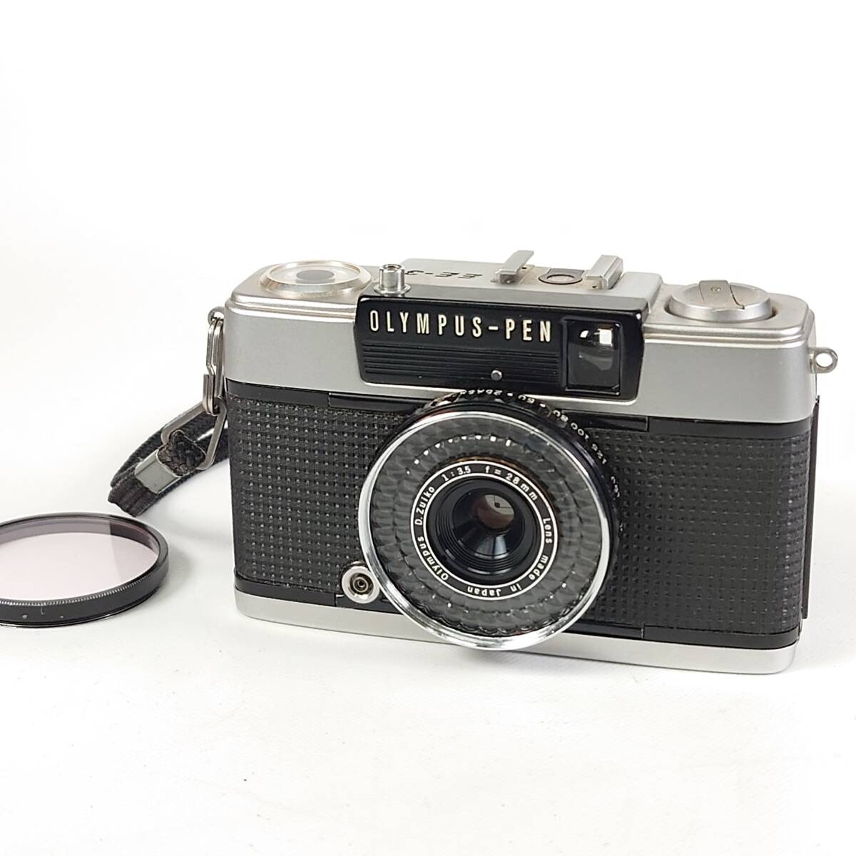 赤ベロOK OLYMPUS-PEN EE-3 ハーフサイズ コンパクトフィルムカメラ D.Zuiko 28mm F3.5 オリンパス 現状品 3