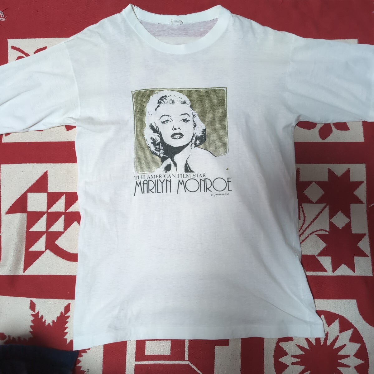 ビンテージ VINTAGE ヴィンテージ Tシャツ THE AMERICAN FILM STAR MARILYN MONROE マリリン・モンロー マリリンモンロー 古着 サイズL