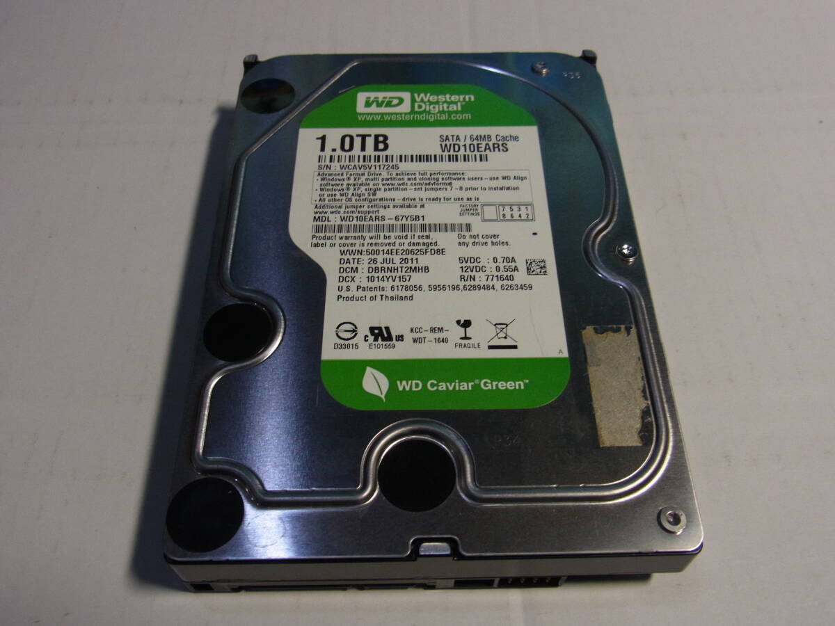 ★DIGA DMR-BZT700用　1TB換装HDD販売(純正取り外し品　検査済み)★BZTシリーズであればすべて換装可能　正常動作品①★