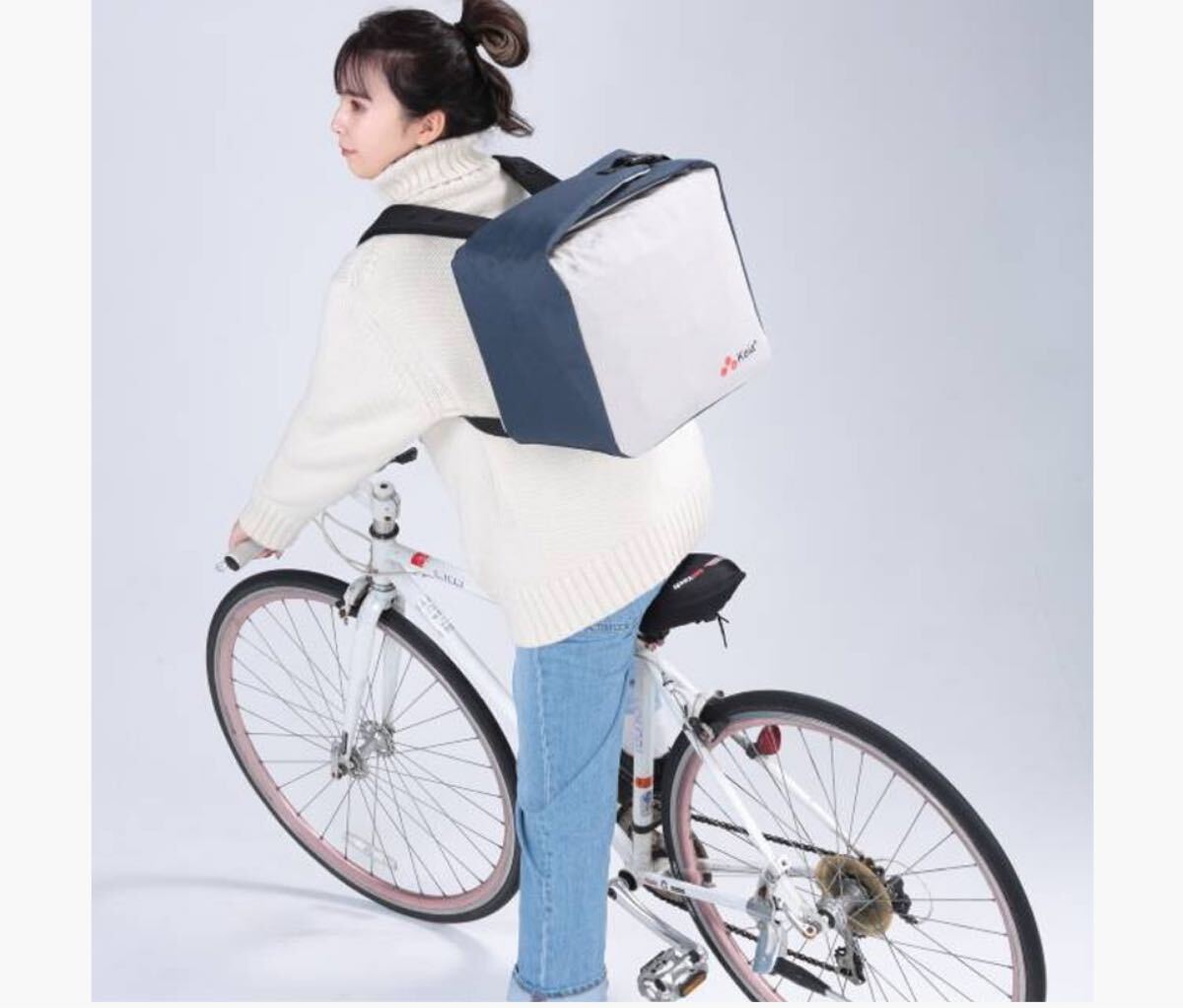新品　3way保冷バッグ　ネイビー　Keia+ 保冷バッグ　