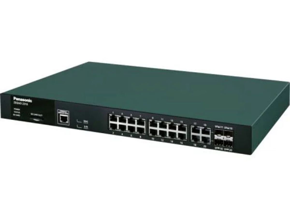 【Panasonic】PN26161K 20ポート レイヤ2スイッチングハブ ZEQUO 2310