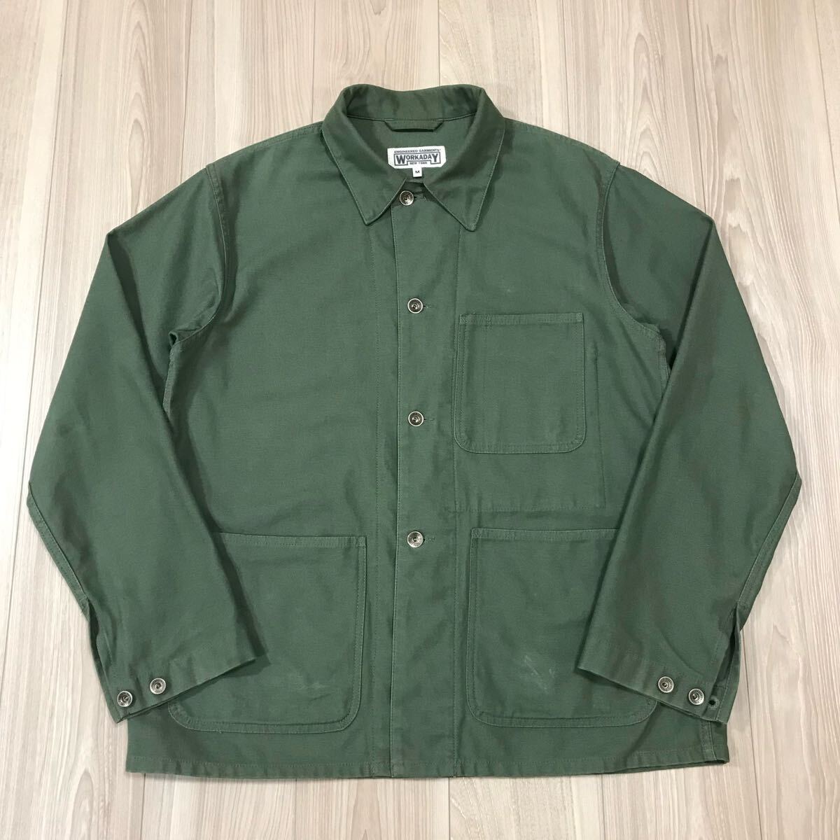engineered garments workaday made in USA nepenthes M カバーオール ミリタリー ワーク ジャケット シャツ ブルゾン コート ネペンテス