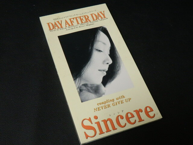 【邦楽8cmCD】 Sincere(シンシア) 『DAY AFTER DAY』 CD-11276