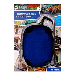 新品　サンワサプライ　デジカメケース　DG-BG34BL　ブルー