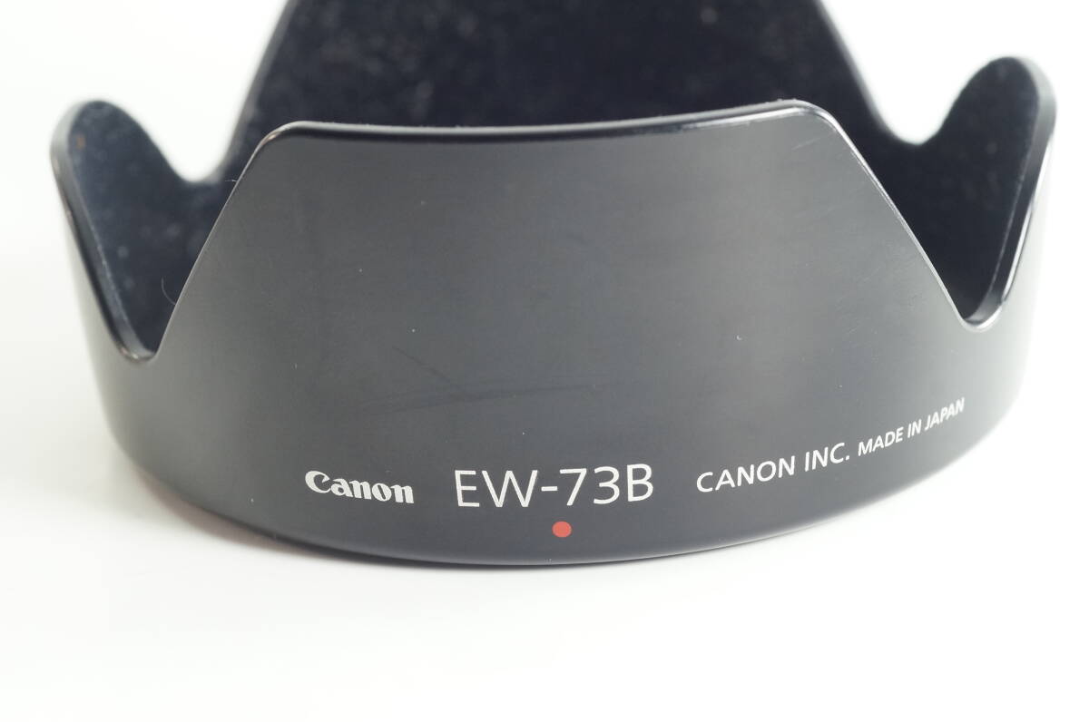 plnyeA008『並品』 CANON EW-73B EF-S17-85mm F4-5.6 IS USM用 EF-S18-135mm F3.5-5.6 IS用 キヤノン レンズフード LENS HOOD