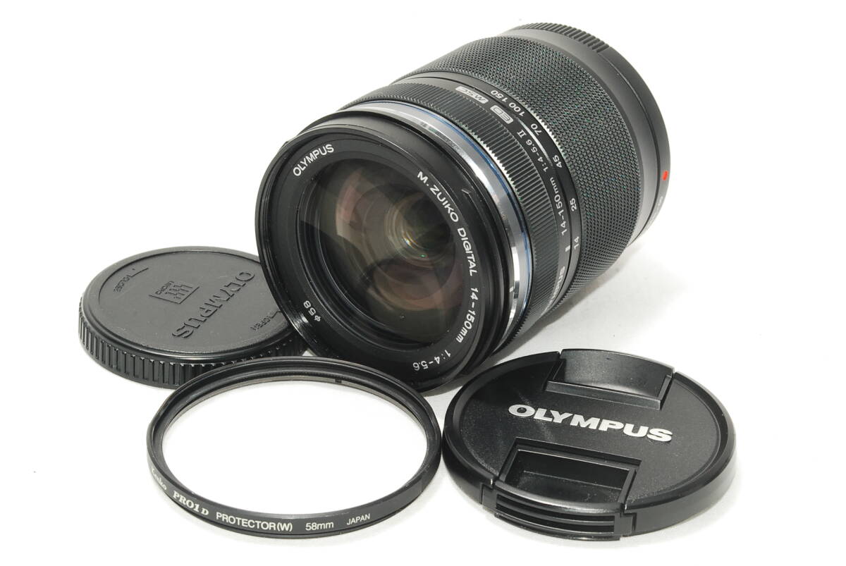 ★極上品★OLYMPUS M.ZUIKO DIGITAL ED 14-150mmF4.0-5.6II EZ-M14150F4.0-5.6II ブラック z283