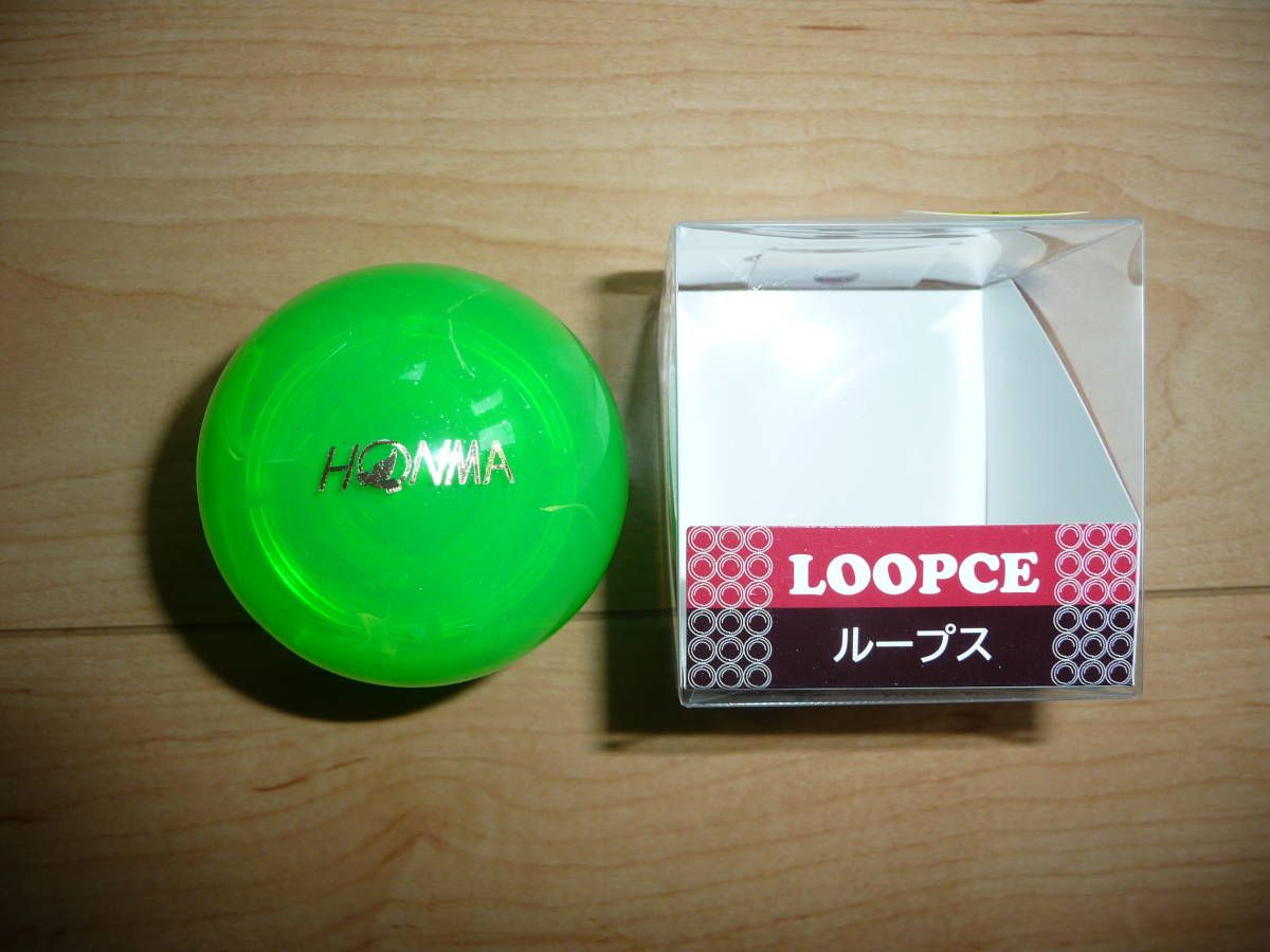 HONMA LOOPCE PGA2301　グリーン　パークゴルフボール　ループス　ホンマ 本間ゴルフ