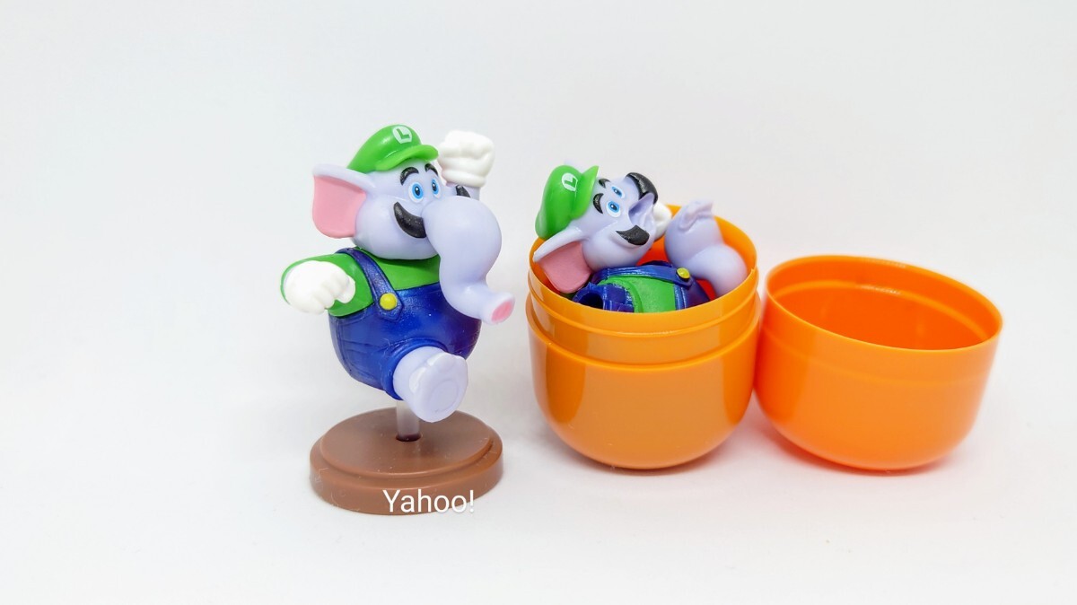 チョコエッグ スーパーマリオブラザーズ ワンダー シークレット ゾウルイージ フィギュア Nintendo mario 任天堂 Luigi WONDER 象