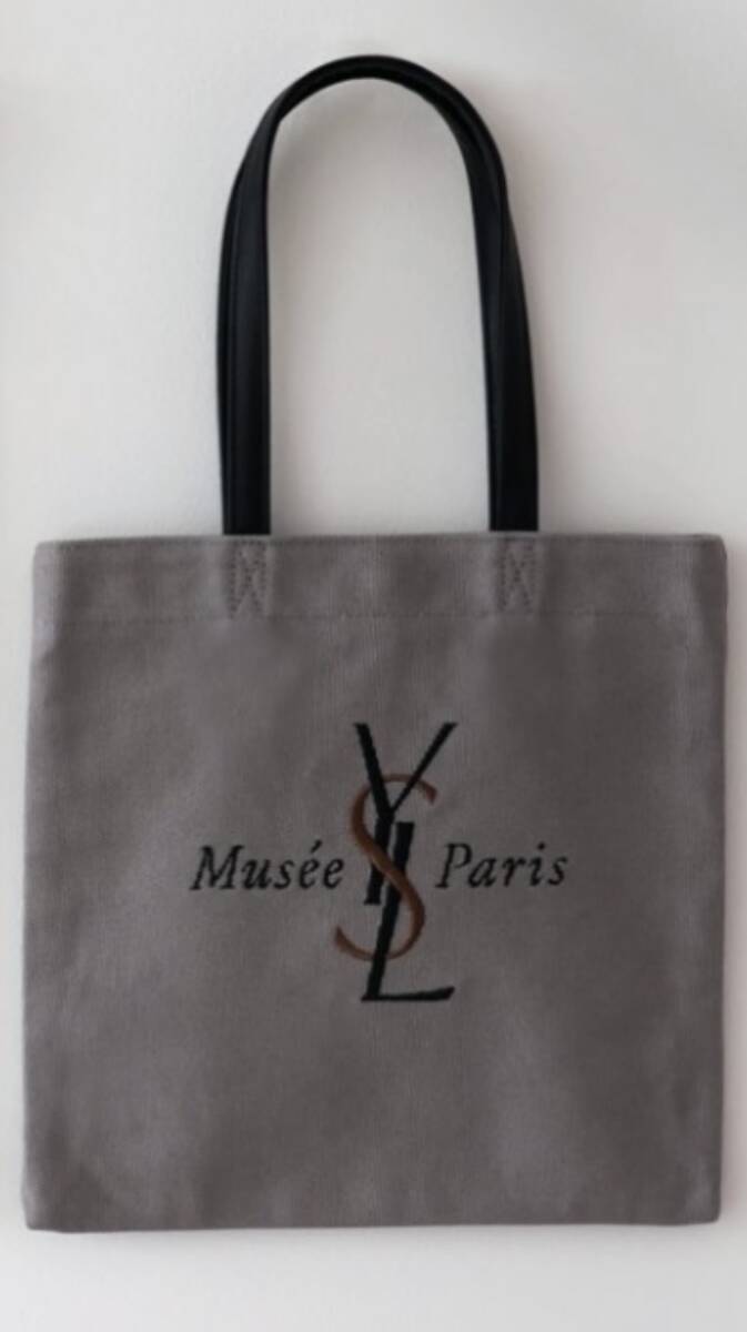 【新品】イヴ・サンローラン展　時を超えるスタイル　会場限定　トートバッグ（小）グレー　新品　未使用　
