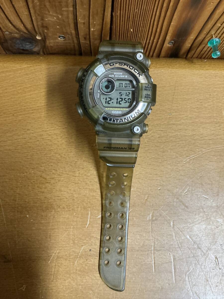 腕時計　カシオ　G-SHOCK DW-8200 FROGMAN ‘99, 稼働中