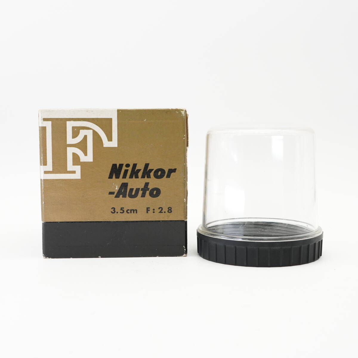 希少 Nikon ニコン Nikkor-Auto 3.5cm F2.8 レンズケース 元箱 箱のみ #B1950