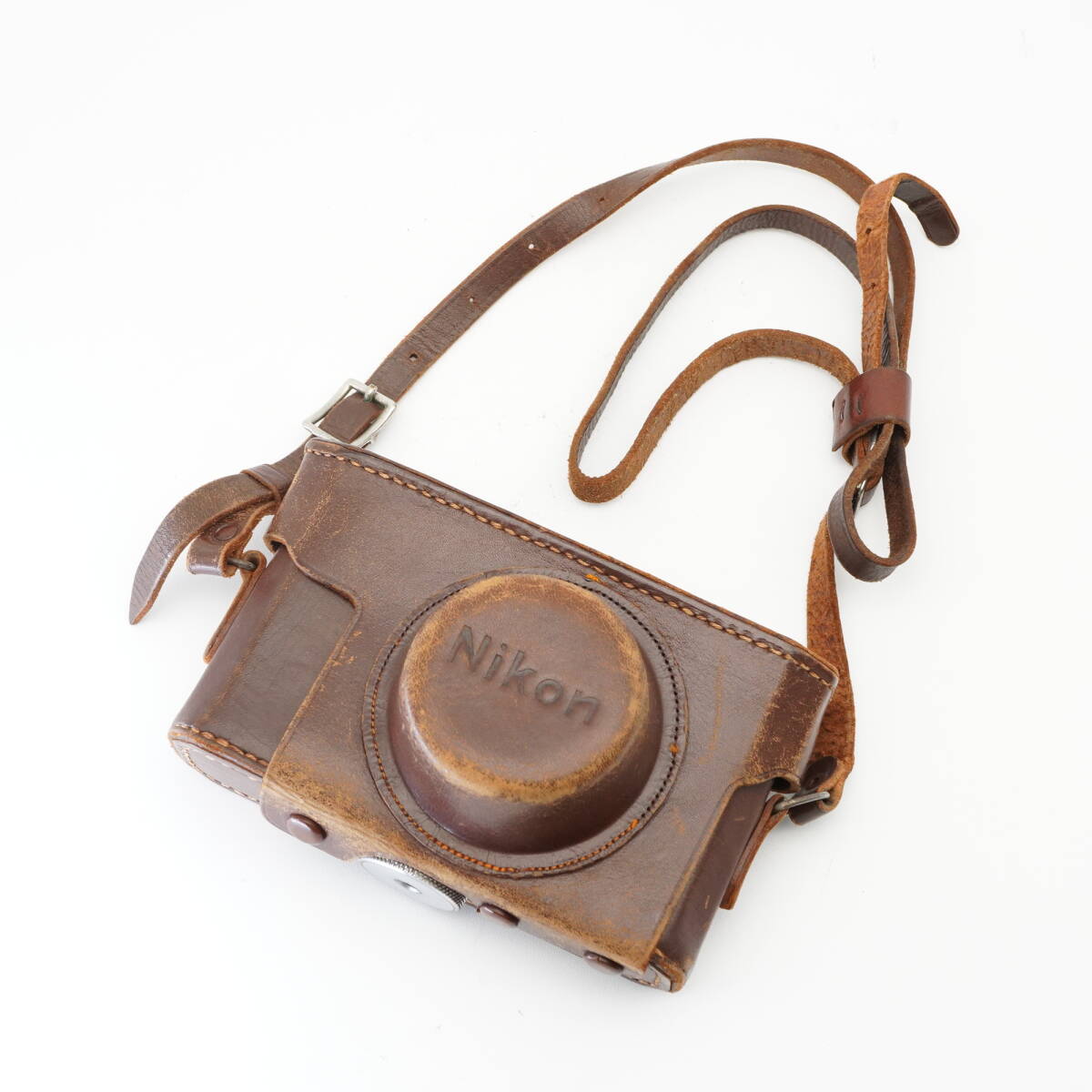 希少 Nikon ニコン M.I 型 カメラケース 本革 レザーケース #B1956